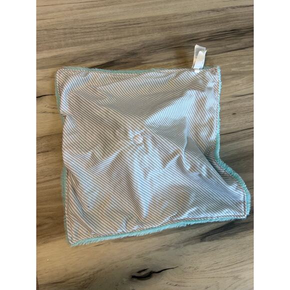 Carters Just One You Teal Green Gator Alligator Crocodile Lovey Security Blanket - Picture 4 of 5